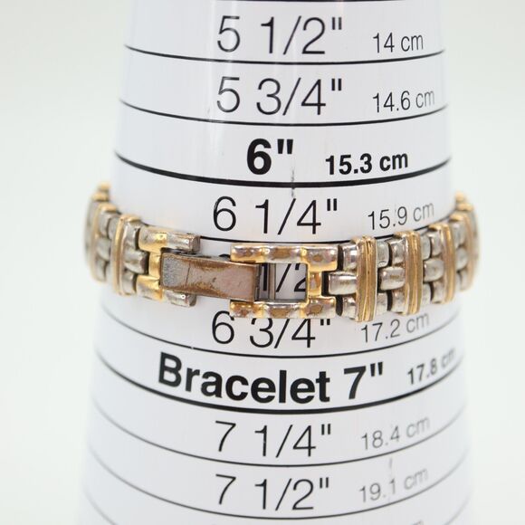 Vintage Pulsar Women Watch 19mm Oval Two Tone Stainless Steel Bracelet V700-X077 - Picture 2 of 16